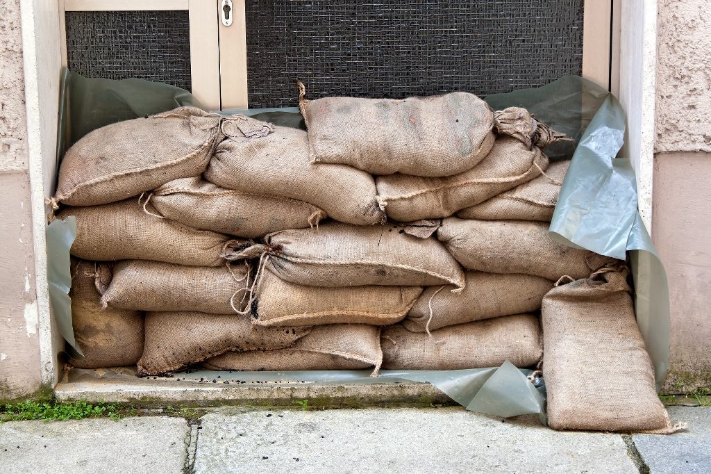 sand bags for flood damage